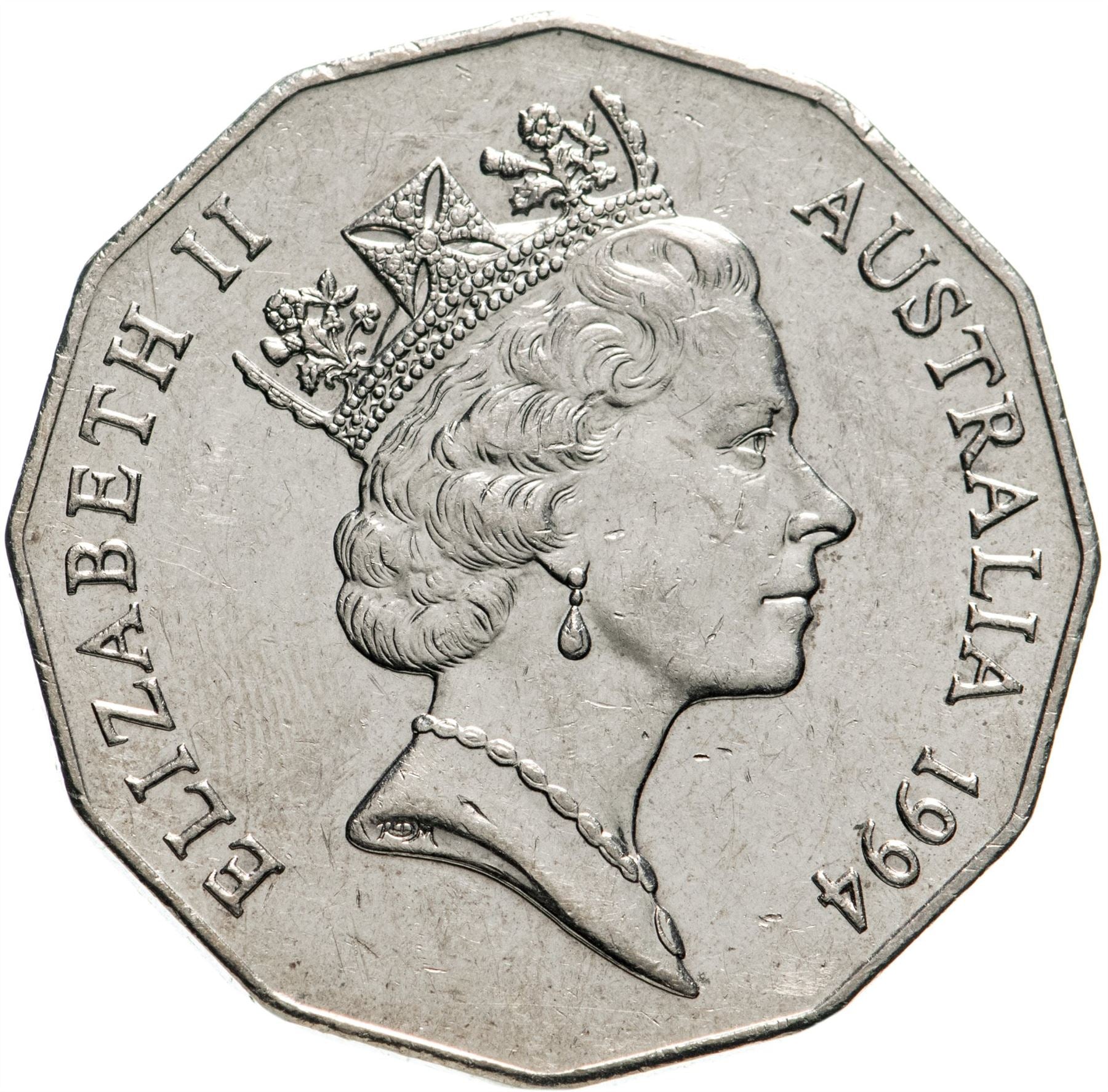 Australia | 50 Cents Coin | Year of the Family | KM:257 | 1994