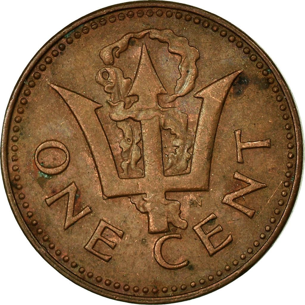 Barbados | 1 Cent Coin | Trident | Km:10 | 1973 - 1991