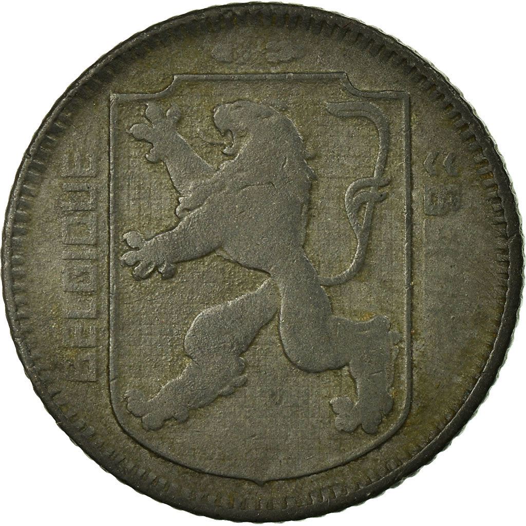 Belgian Coin 1 Franc - Léopold III BELGIQUE | Escutcheon | Lion | KM127 | 1941 - 1947