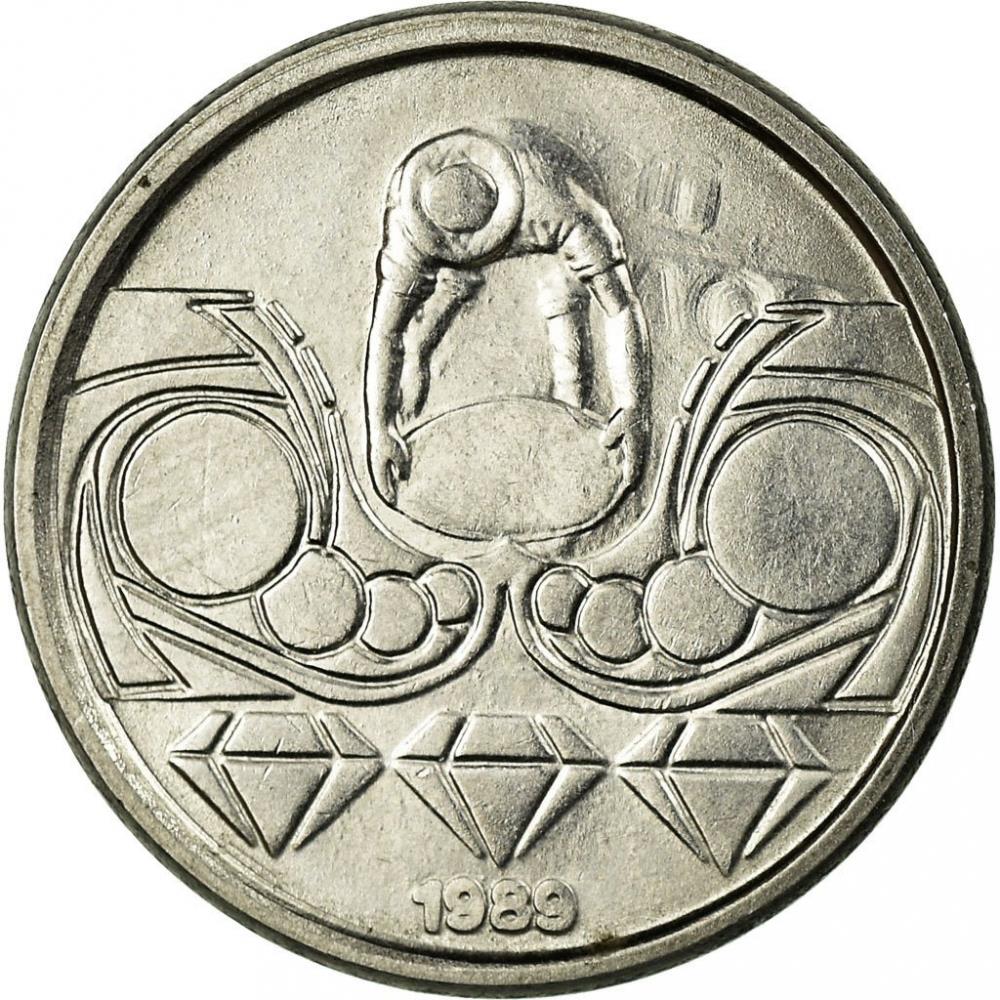 Brazil 10 Centavos Miner Coin KM613 1989 - 1990
