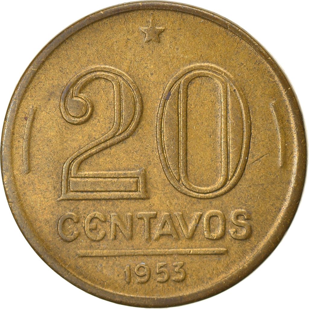 Pièce de 20 Centavos du Brésil | Ruy Barbosa | KM562 | 1948 - 1956