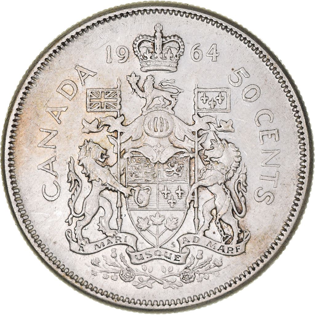 Canada 50 Cents Coin | Queen Elizabeth II | KM56 | 1959 - 1964