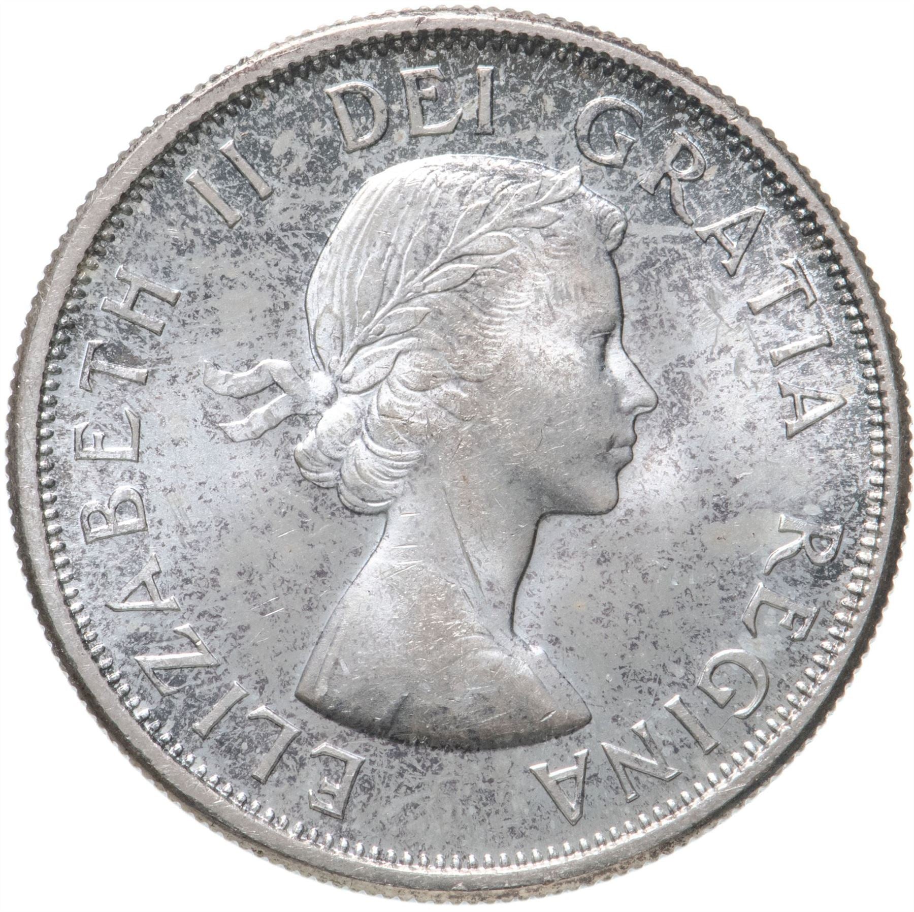 Canada 50 Cents Coin | Queen Elizabeth II | KM56 | 1959 - 1964