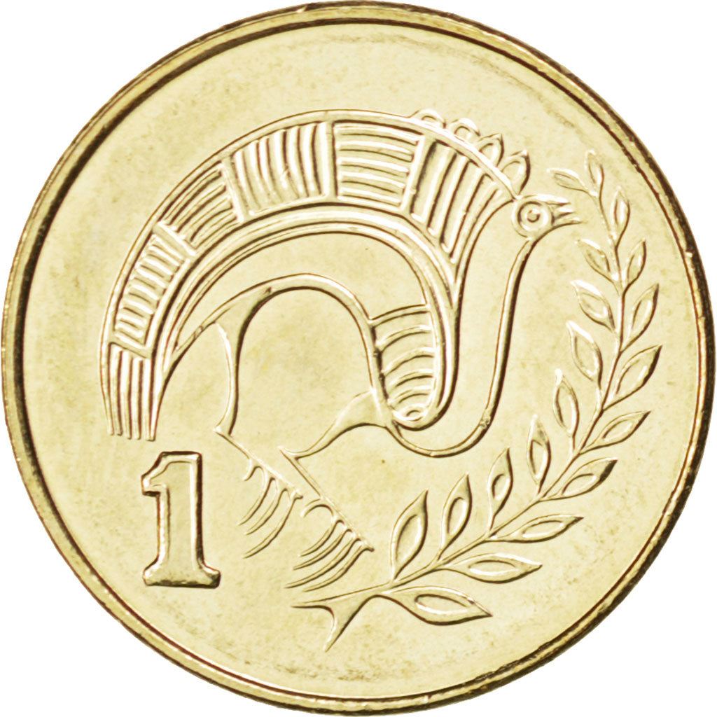 Moeda de 1 cêntimo do Chipre | KM53.3 | 1991 - 2004