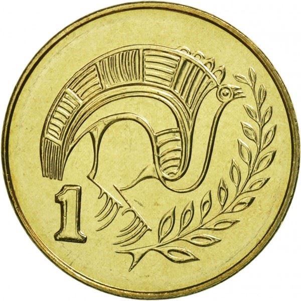 Moeda de 1 cêntimo do Chipre | KM53.3 | 1991 - 2004