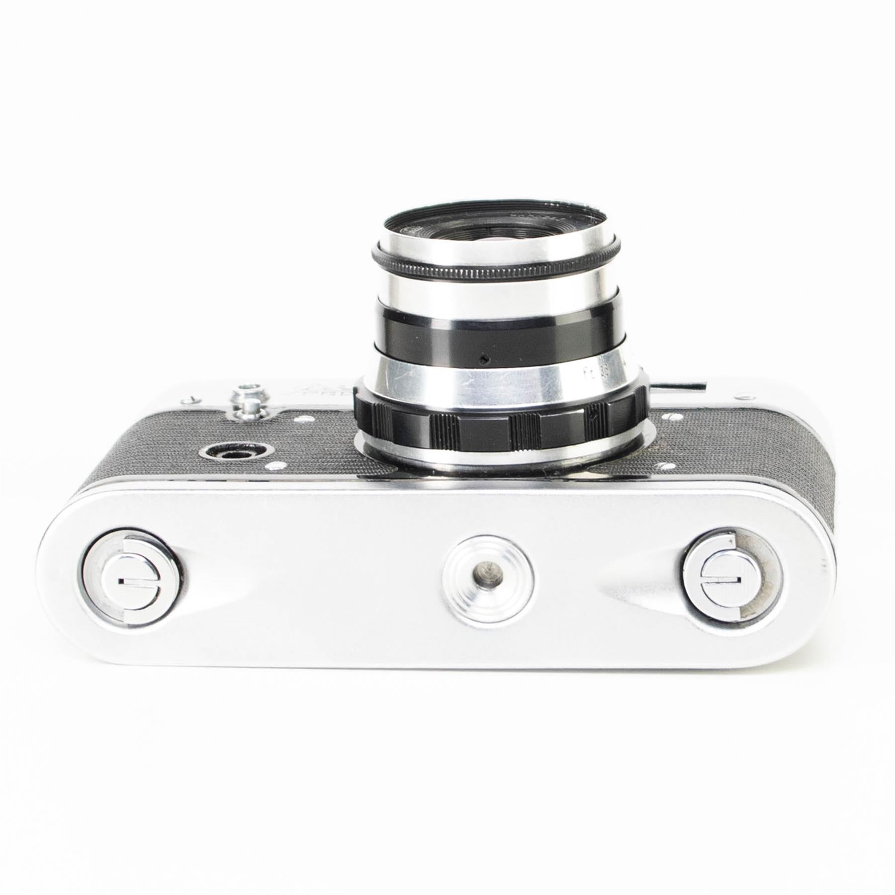 Fed 3 type B Camera | 52mm f2.8 lens | White | Soviet union | 1963 - 1980