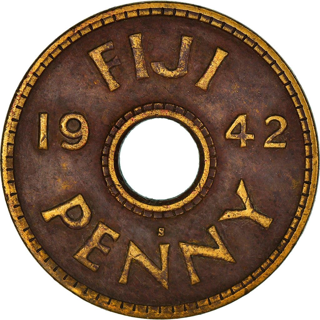 Fidji | Pièce de 1 Penny | George VI | KM7a | 1942 - 1943