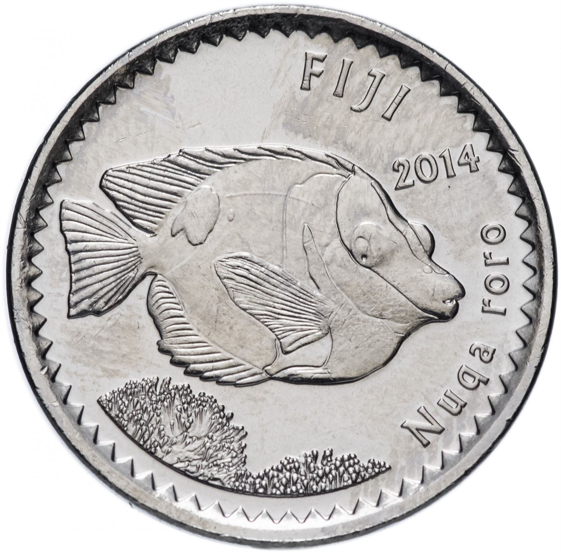 Fidji | Pièce de 5 Cents | Poisson-lapin | Km:332 | 2012 - 2022