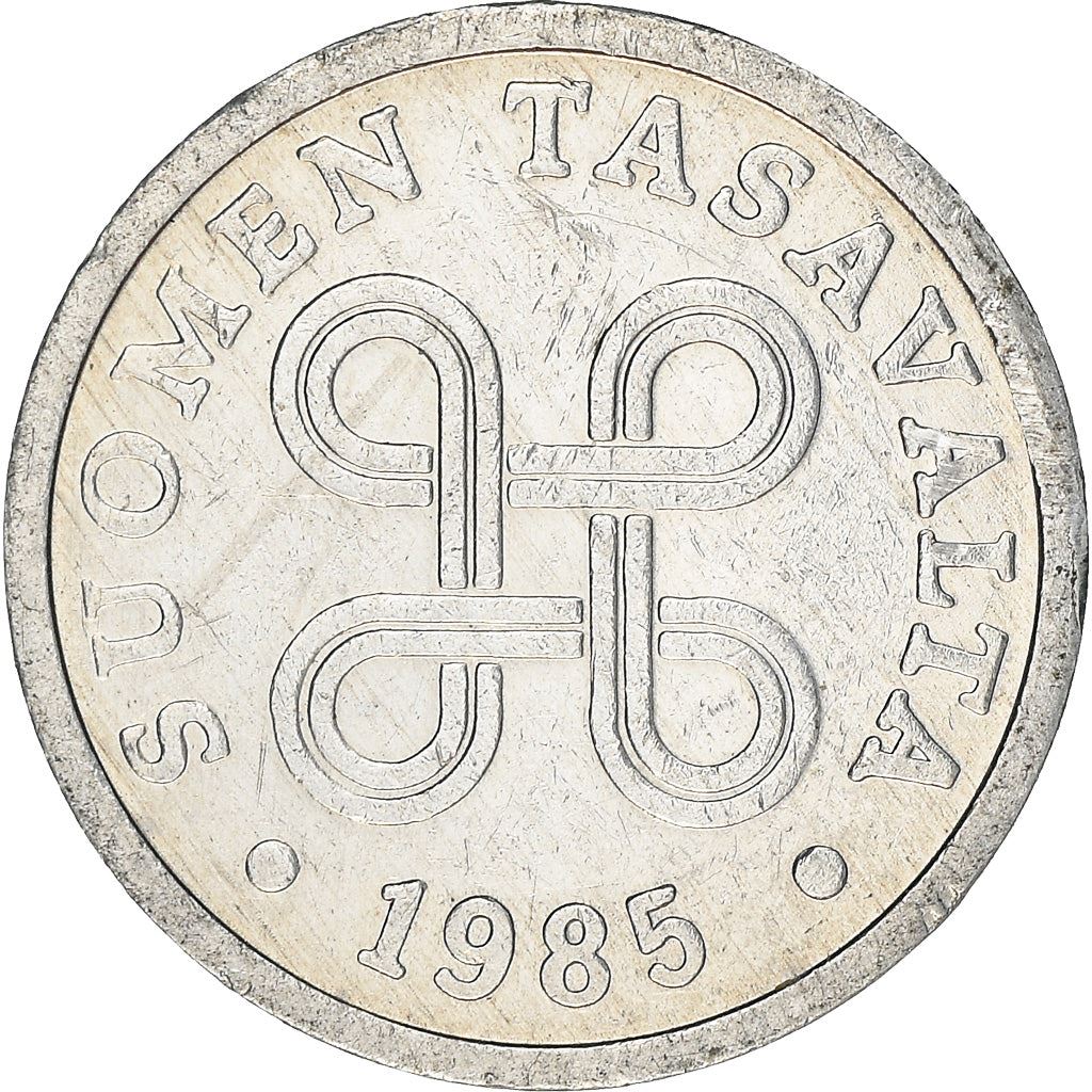 Finland Coin Finnish 5 Pennia | Saint Hannes Cross | KM45a | 1977 - 1990