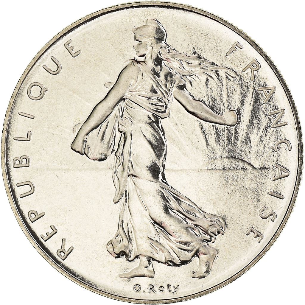 French Coin 1 Franc | Signature O. Roty | KM925.1 | France | 1959 - 2001