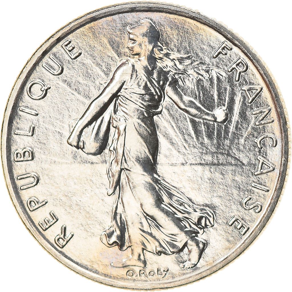 French Coin ½ Franc | signature O. Roty | KM931.1 | France | 1964 - 2001