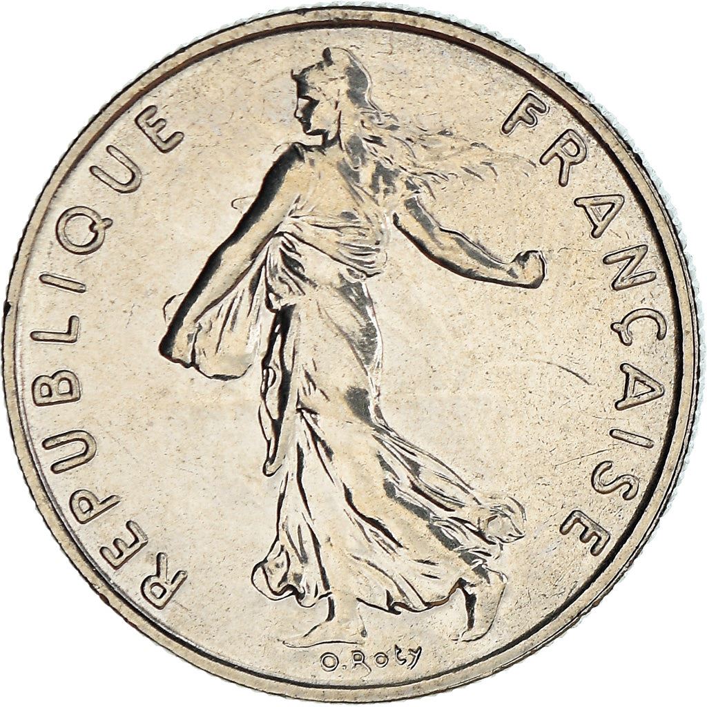 French Coin ½ Franc | signature O. Roty | KM931.1 | France | 1964 - 2001