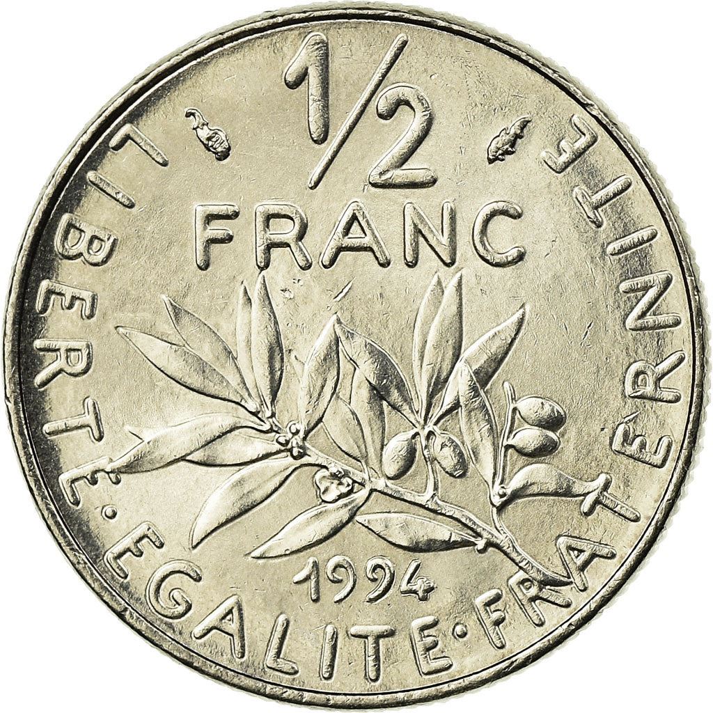 French Coin ½ Franc | signature O. Roty | KM931.1 | France | 1964 - 2001