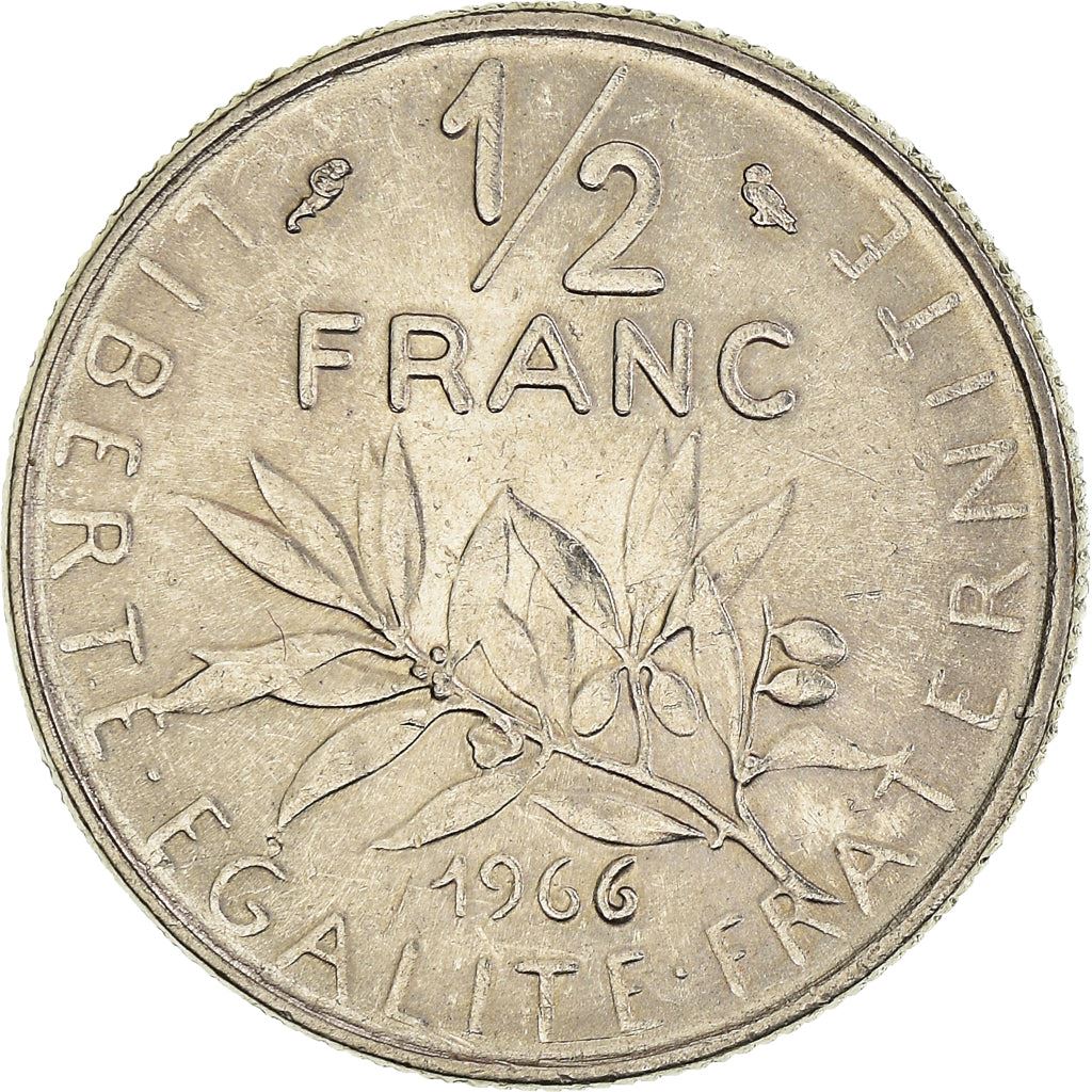 French Coin ½ Franc | signature O. Roty | KM931.1 | France | 1964 - 2001