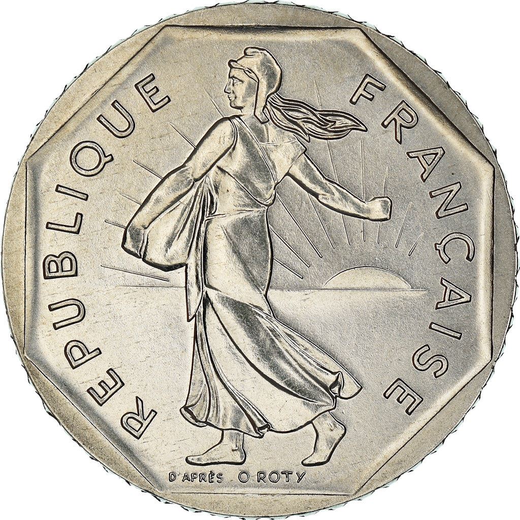 French Coin 2 Francs | KM942.1 | France | 1977 - 2001