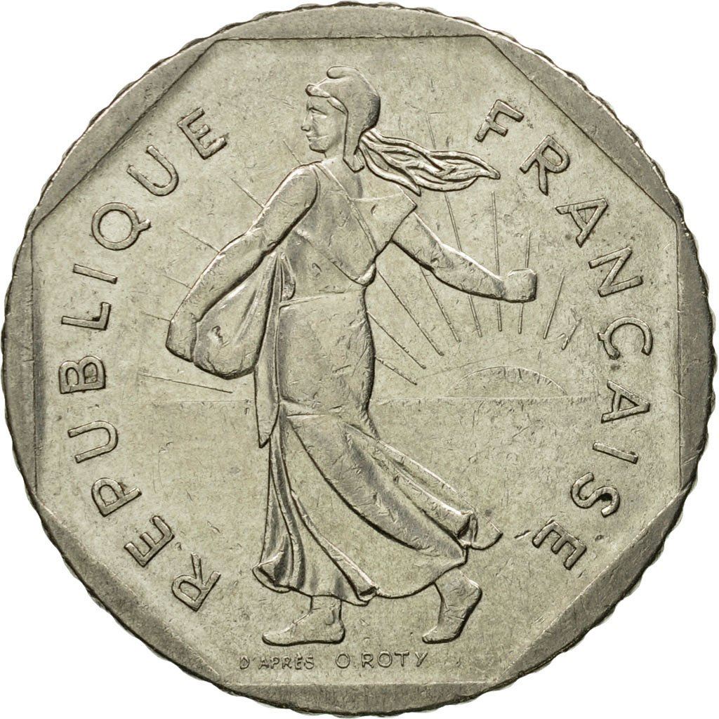 French Coin 2 Francs | KM942.1 | France | 1977 - 2001