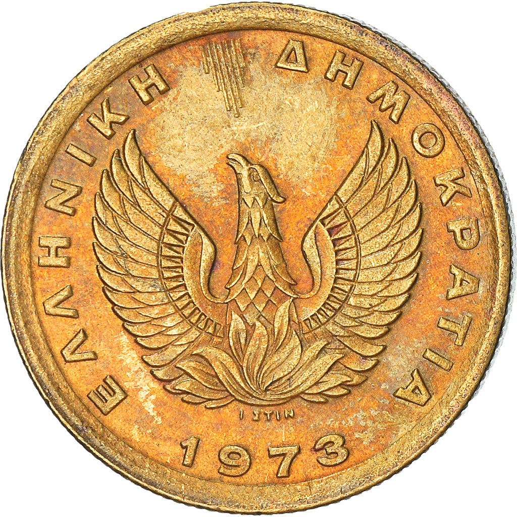 Pièce de 50 Lepta de Grèce | Phénix grec | KM106 | 1973