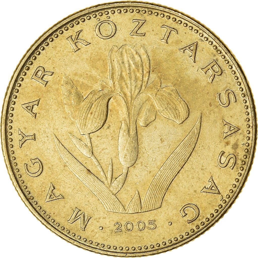 Hungary Coin Hungarian 20 Forint | Iris Variegata | KM696 | 1992 - 2011