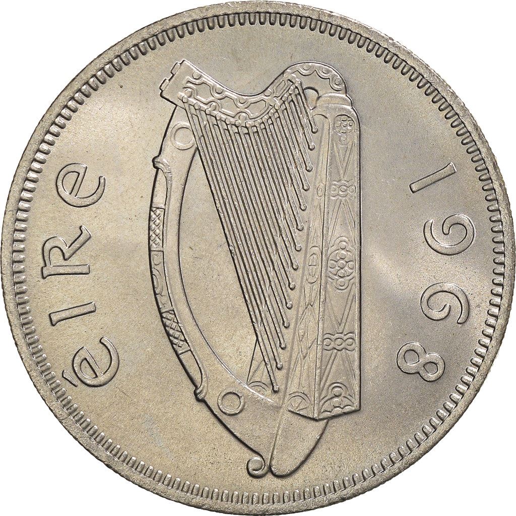 Ireland Coin Irish 1 Floirin | Salmon | Harp | KM15a | 1951 - 1968