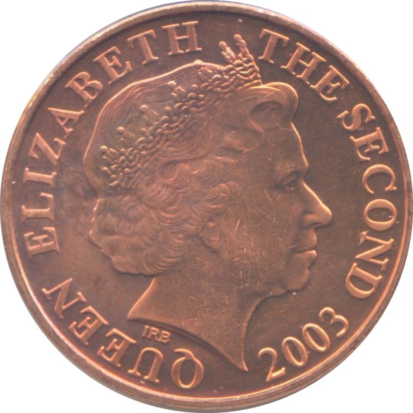 Jersey Coin Islander 2 Pence | Queen Elizabeth II | Saint Helier | KM104 | 1998 - 2016