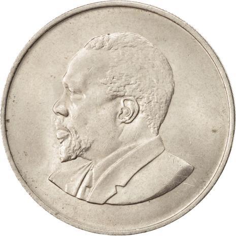Kenya 1 Shilling | Jomo Kenyatta 1963 - 1978 Mynt | KM5 | 1966 - 1968