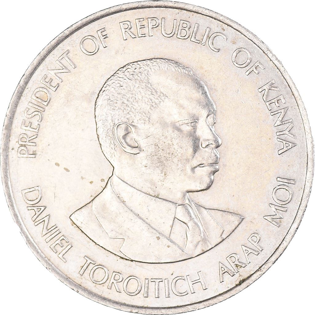 Kenya 1 Shilling | President of Kenya 1989 - 2002 Mynt | KM20 | 1978 - 1989