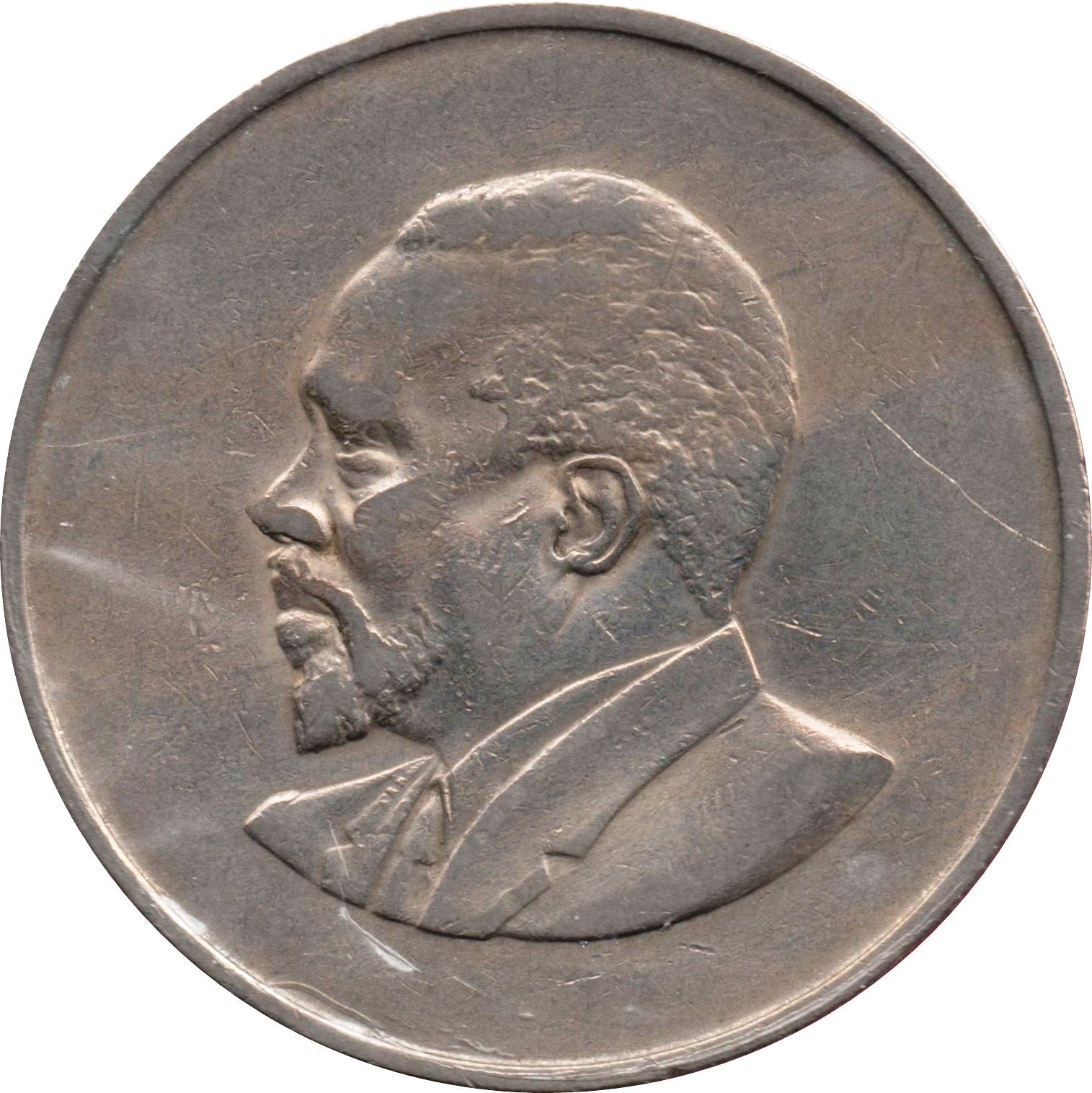 Moneta da 2 Scellini del Kenya | KM6 | 1966 - 1968