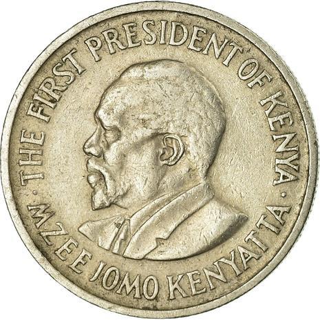 Kenya 50 Cent | Mzee Jomo Kenyatta Mynt | KM13 | 1969 - 1978