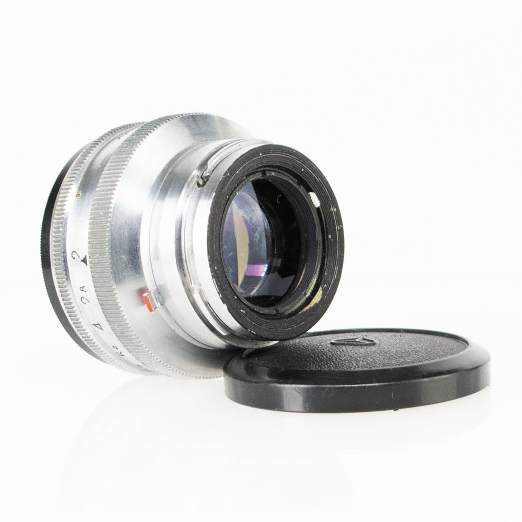 Kiev 3 Camera | 50mm f2 lens | White | Soviet union | 1955 | Not working