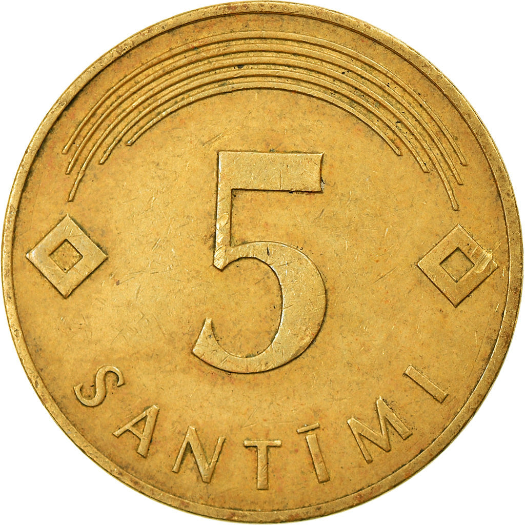 Latvia Coin Latvian 5 Santimi | KM16 | 1992 - 2009