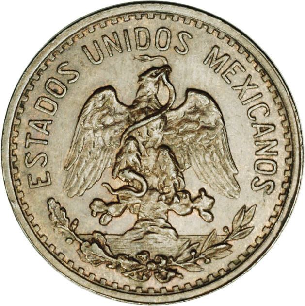 Mexico 2 Centavos | National arms | Wreth Coin | KM419 | 1905 - 1941