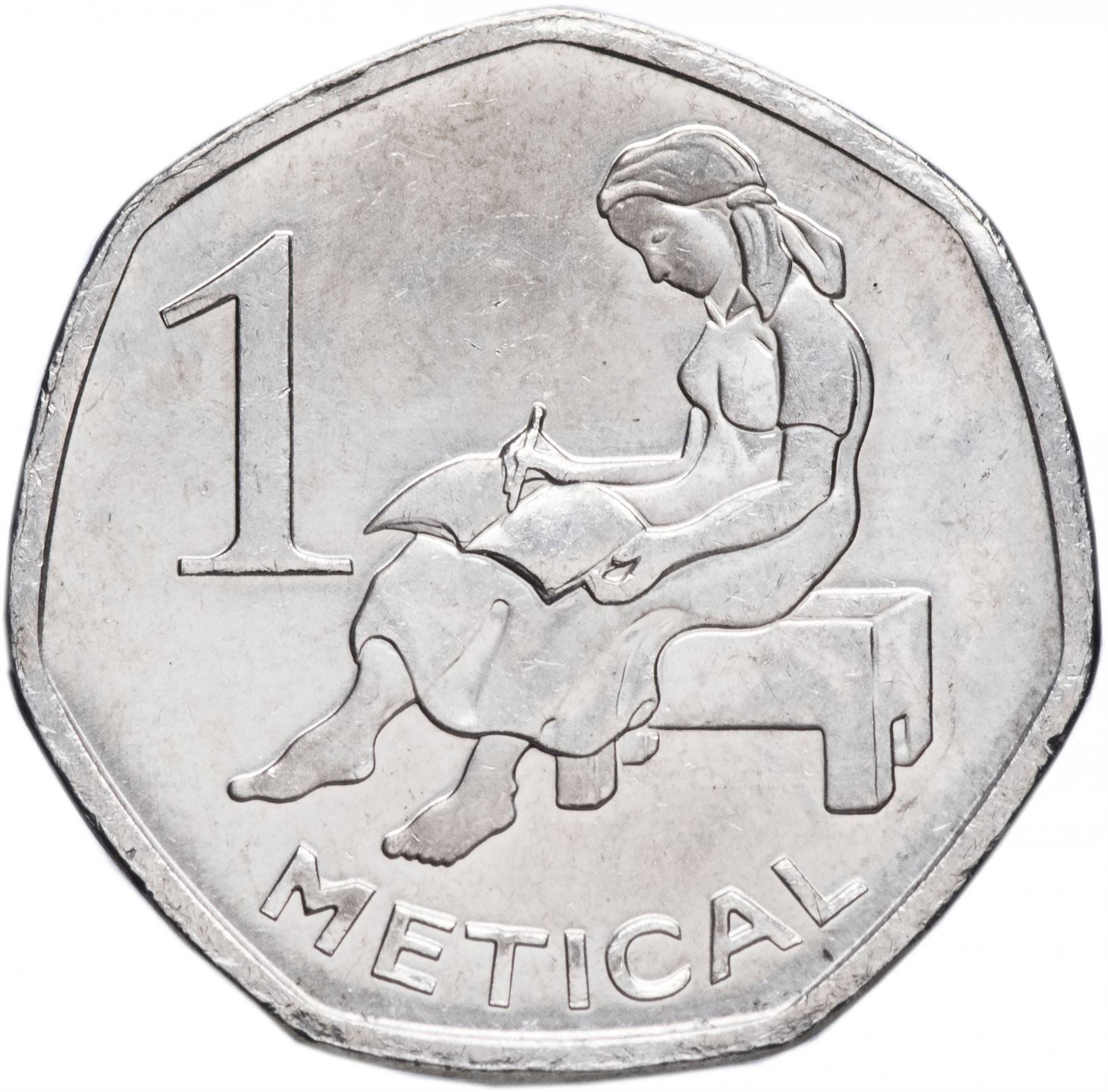 Moneta da 1 Metical del Mozambico | Donna | KM137 | 2006 - 2019