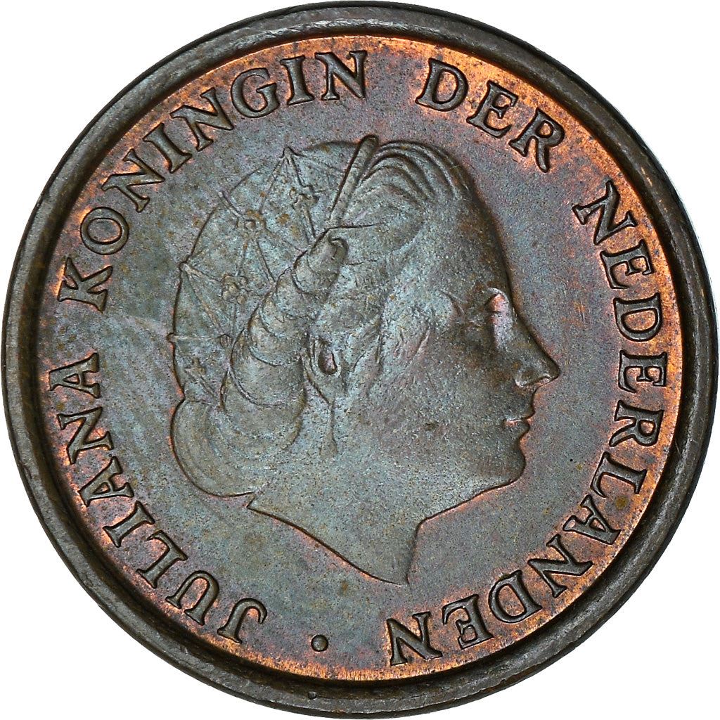 Netherlands 1 Cent Juliana | Coin KM180 1950 - 1980