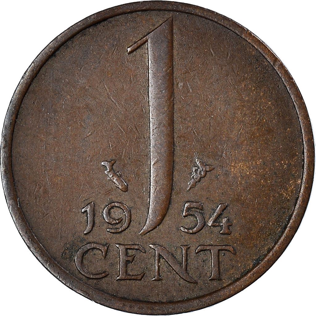 Netherlands 1 Cent Juliana | Coin KM180 1950 - 1980