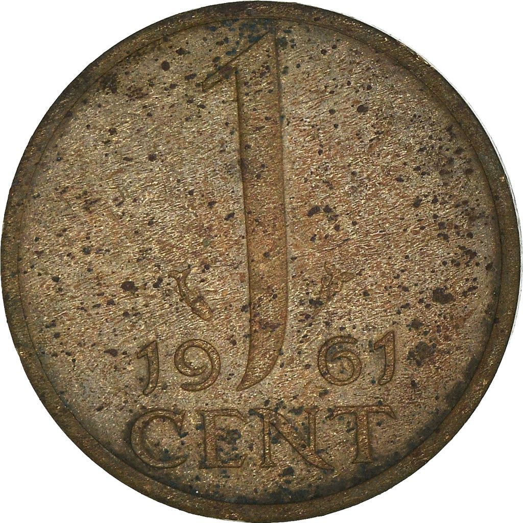 Netherlands 1 Cent Juliana | Coin KM180 1950 - 1980
