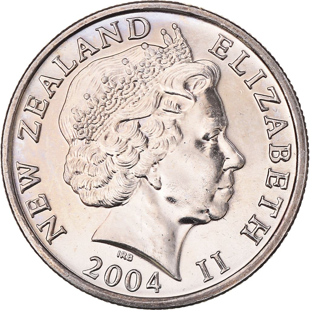 Moneta da 5 centesimi neozelandese | Regina Elisabetta II | Lucertola Tuatara | KM116 | 1999 - 2006