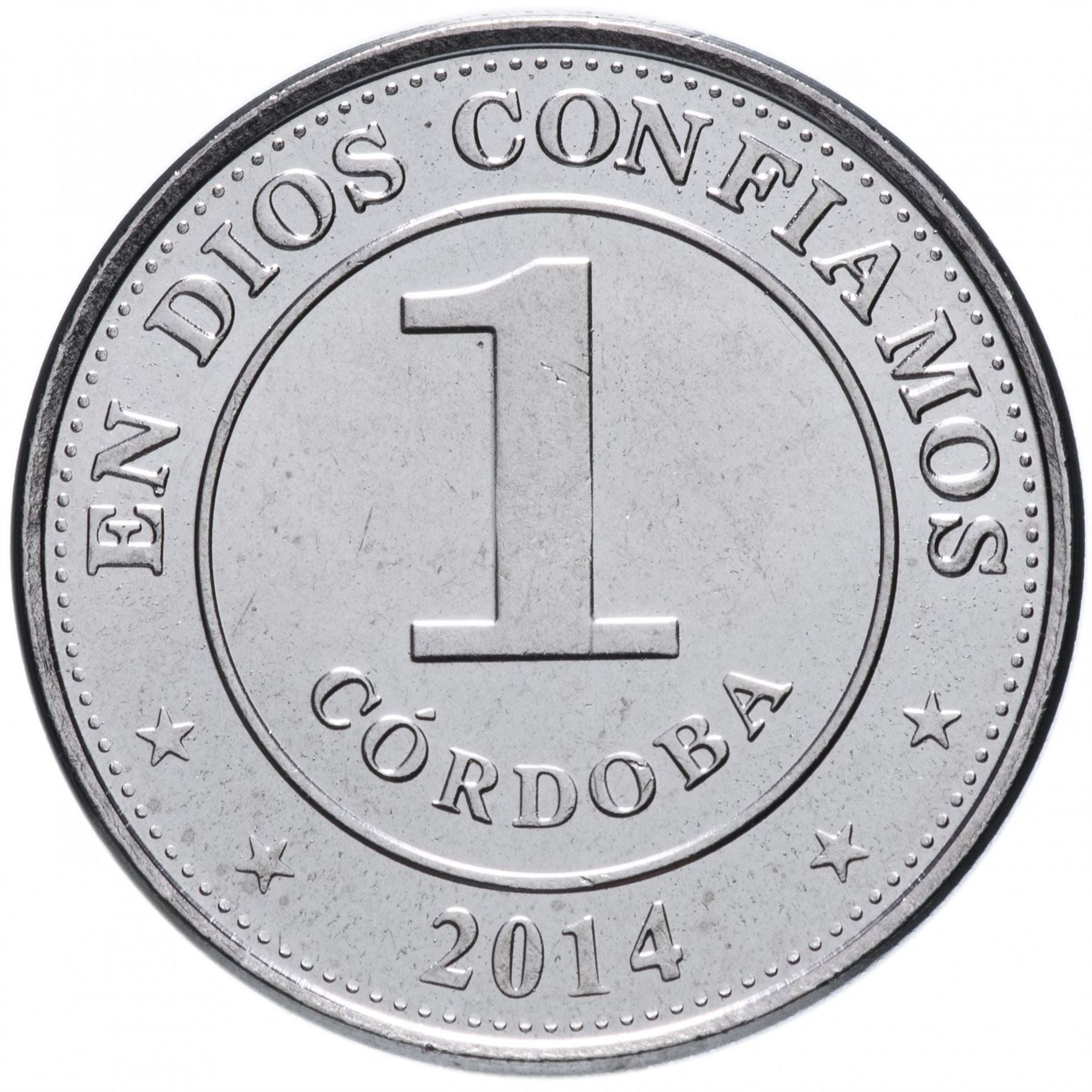 Moneda de 1 Córdoba de Nicaragua | KM101 | 2002 - 2014