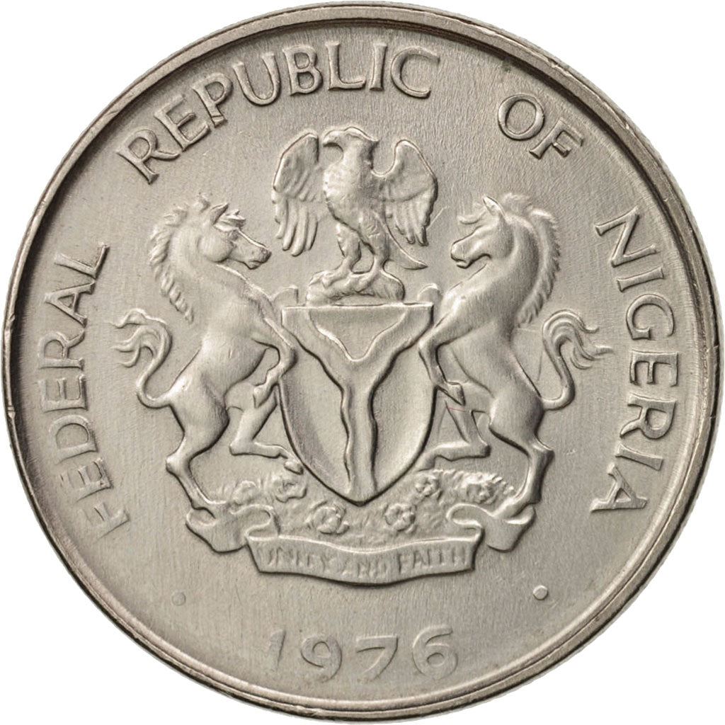 Nigeria | 5 Kobo Coin | Cocoa beans | Km:9.1 | 1973 - 1986