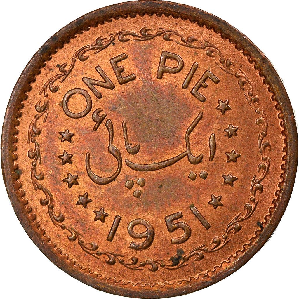 Moeda de 1 torta do Paquistão | KM11 | 1951 - 1957