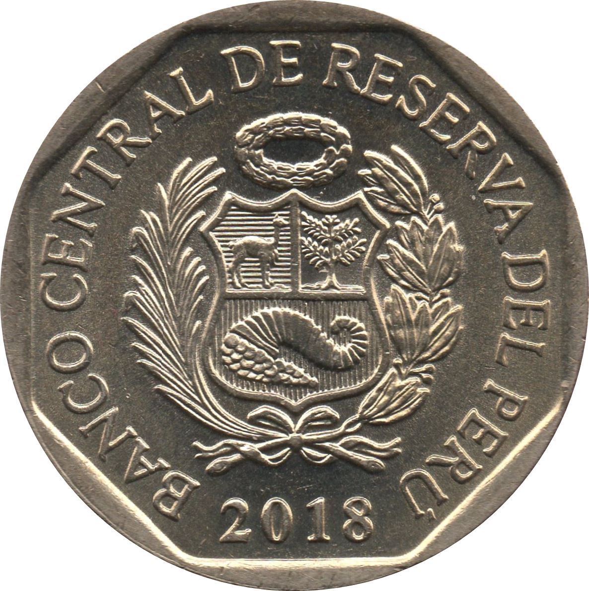 Peru 1 Sol | Wreath Coin | KM395 | 2016 - 2021