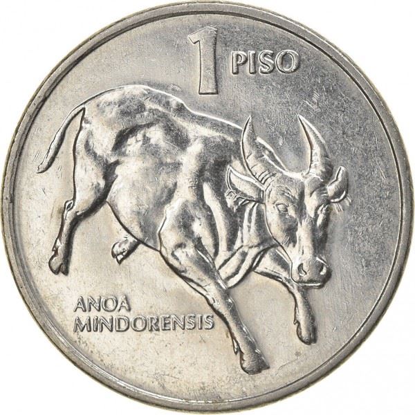 Philippines 1 Piso Coin | small type | KM243.2 | 1991 - 1994