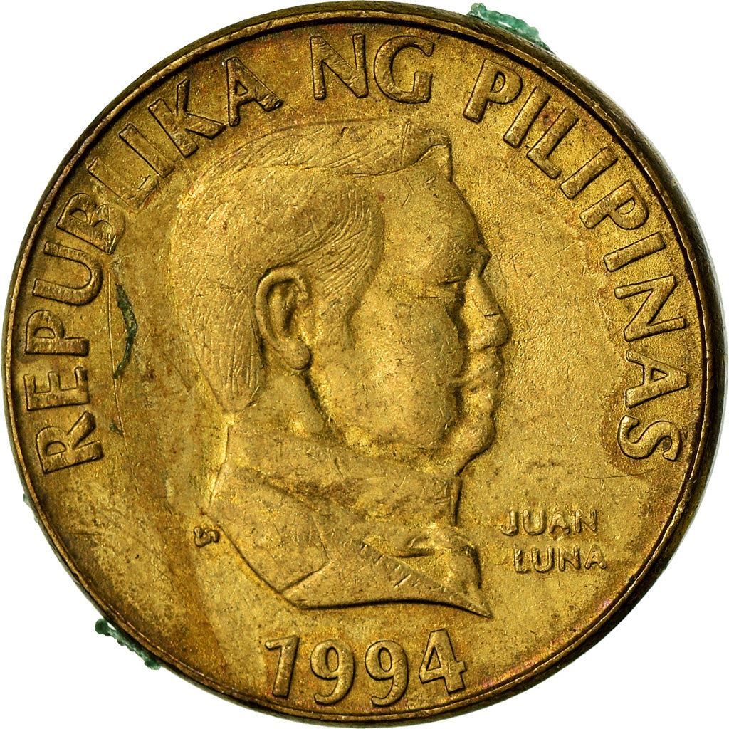 Philippines 25 Sentimo Coin | small type | KM241.2 | 1991 - 1994