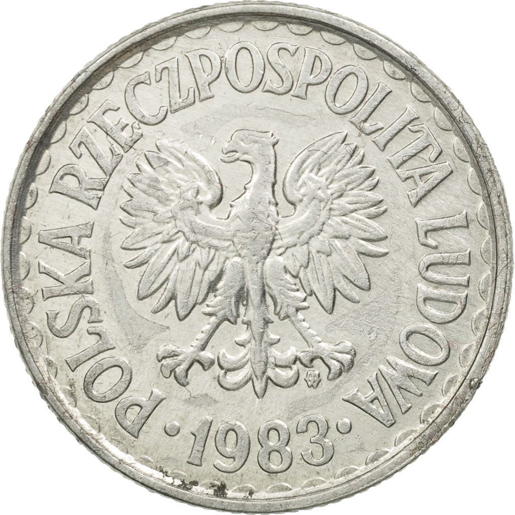 Poland | 1 Złoty | Eagle | KM49.1 | 1957 - 1985