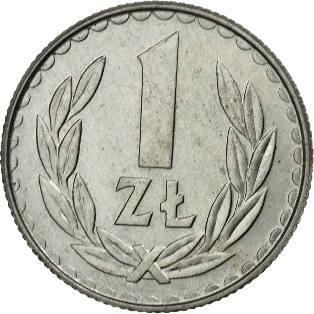 Poland | 1 Złoty | Eagle | KM49.2 | 1986 - 1988