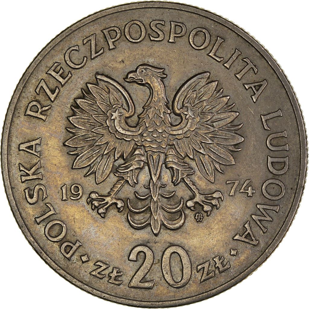 Poland | 20 Złotych | Marceli Nowotko | Eagle | KM69 | 1974 - 1983