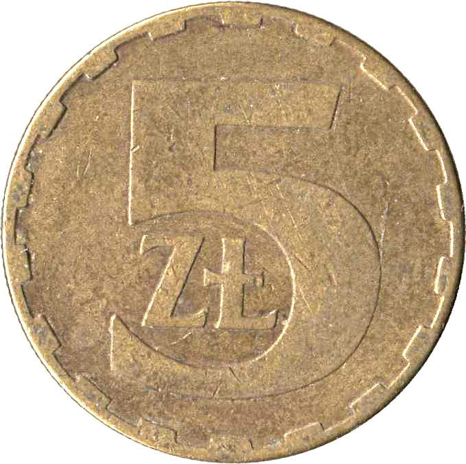 Poland | 5 Złotych | Eagle | KM81.1 | 1975 - 1985
