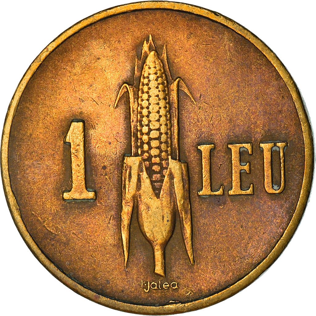 Romania Coin | 1 Leu | Corn | KM56 | 1938 - 1941