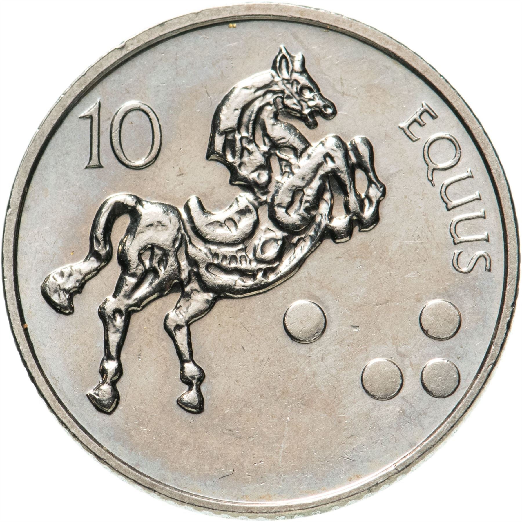 Slovenië 10 Tolarjev Munt | Paard | KM41 | 2000 - 2006