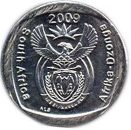 Sudafrica 1 Rand Sudafrica - Moneta Afrika-Dzonga KM468 2009