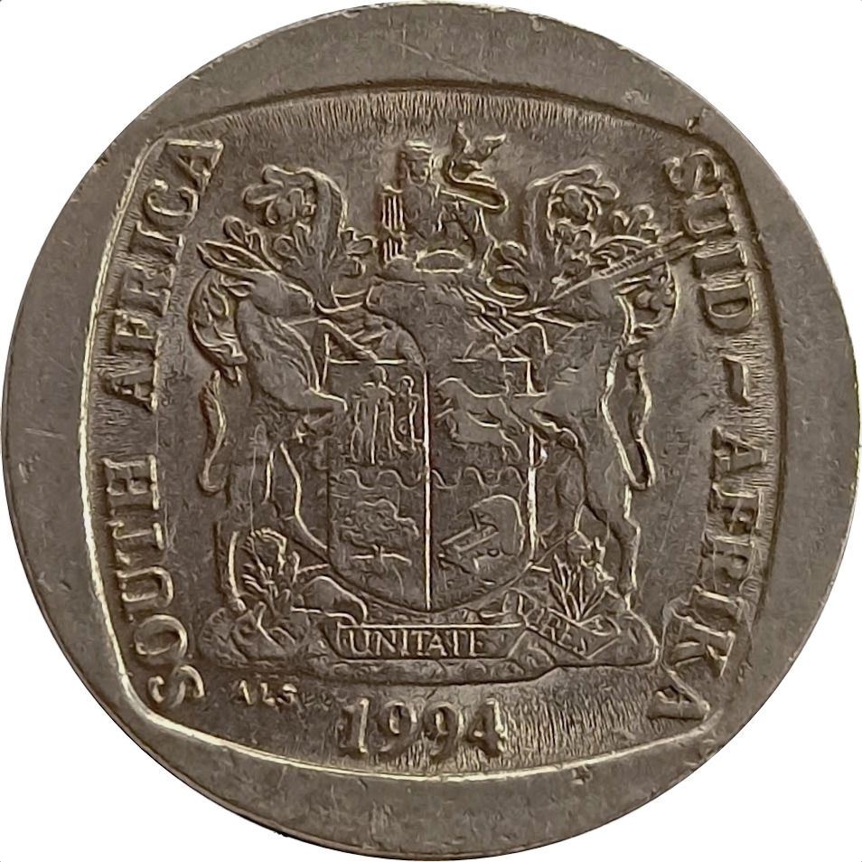 South Africa 5 Rand Coin | Presidential inauguration | KM150 | 1994